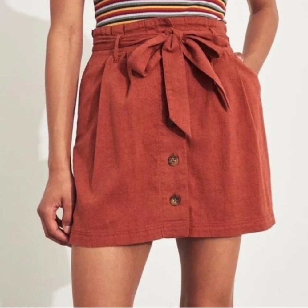 4/$10 - Hollister Ultra High-Rise Paper Bag Skirt